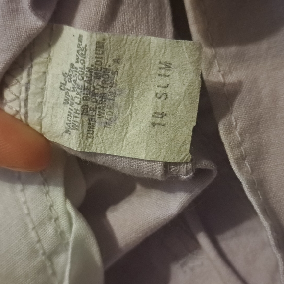 Vintage Girls Light Purple Live Ins Carpenter Pants Size 14 Slim - Picture 12 of 12